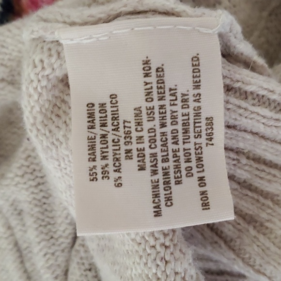 Decree Long Hooded Boho Cardigan Sweater Small - Picture 9 of 9